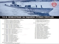 4 NİSAN 1953 tarihinde TCG Dumlupınar denizaltısında kaza sonucu hayatını yitiren meslektaşlarımızı saygıyla anıyoruz. https://tr.wikipedia.org/wiki/TCG_Dumlup%C4%B1nar_(D-6)