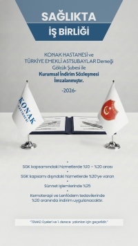 Konak Hastanesi kurumsal indirim anlaşması yapılmıştır