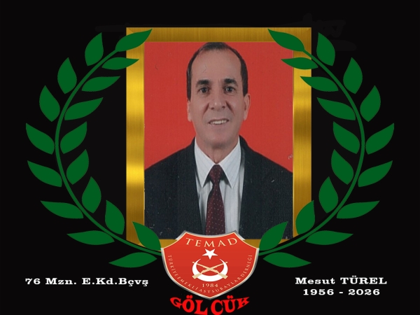 1976 mezunu E.Kd.Bçvş. Mesut TÜREL hakkın rahmetine kavuşmuştur.