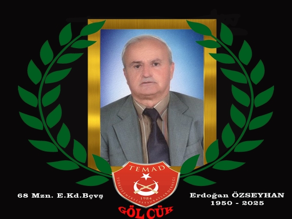 1968 mezunu E.Kd.Bçvş. Erdoğan ÖZSEYHAN hakkın rahmetine kavuşmuştur.