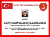 Şehidimiz var