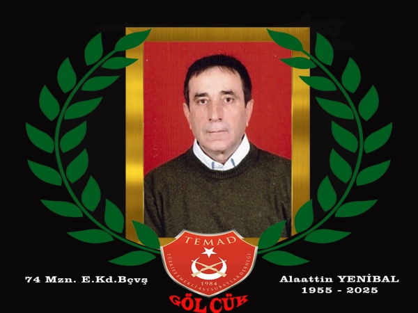 1974 mezunu E.Kd.Bçvş. Alaattin Yenibal hakkın rahmetine kavuşmuştur.