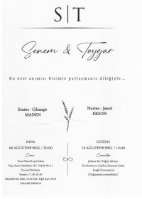 Birlesen elleriniz ve kalpleriniz birbirinden hi&ccedil; ayrılmasın. Bir hayati t&uuml;m g&uuml;zellikleriyle paylaşmanız dileklerimizle&hellip;