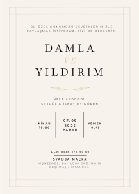 Birlesen elleriniz ve kalpleriniz birbirinden hi&ccedil; ayrılmasın. Bir hayati t&uuml;m g&uuml;zellikleriyle paylaşmanız dileklerimizle&hellip;