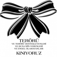 Ter&ouml;r&uuml; Lanetliyoruz