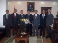  G&ouml;lc&uuml;k TEMAD y&ouml;netimi Kaymakam Adem YAZICI'yı  makamında ziyaret etti.